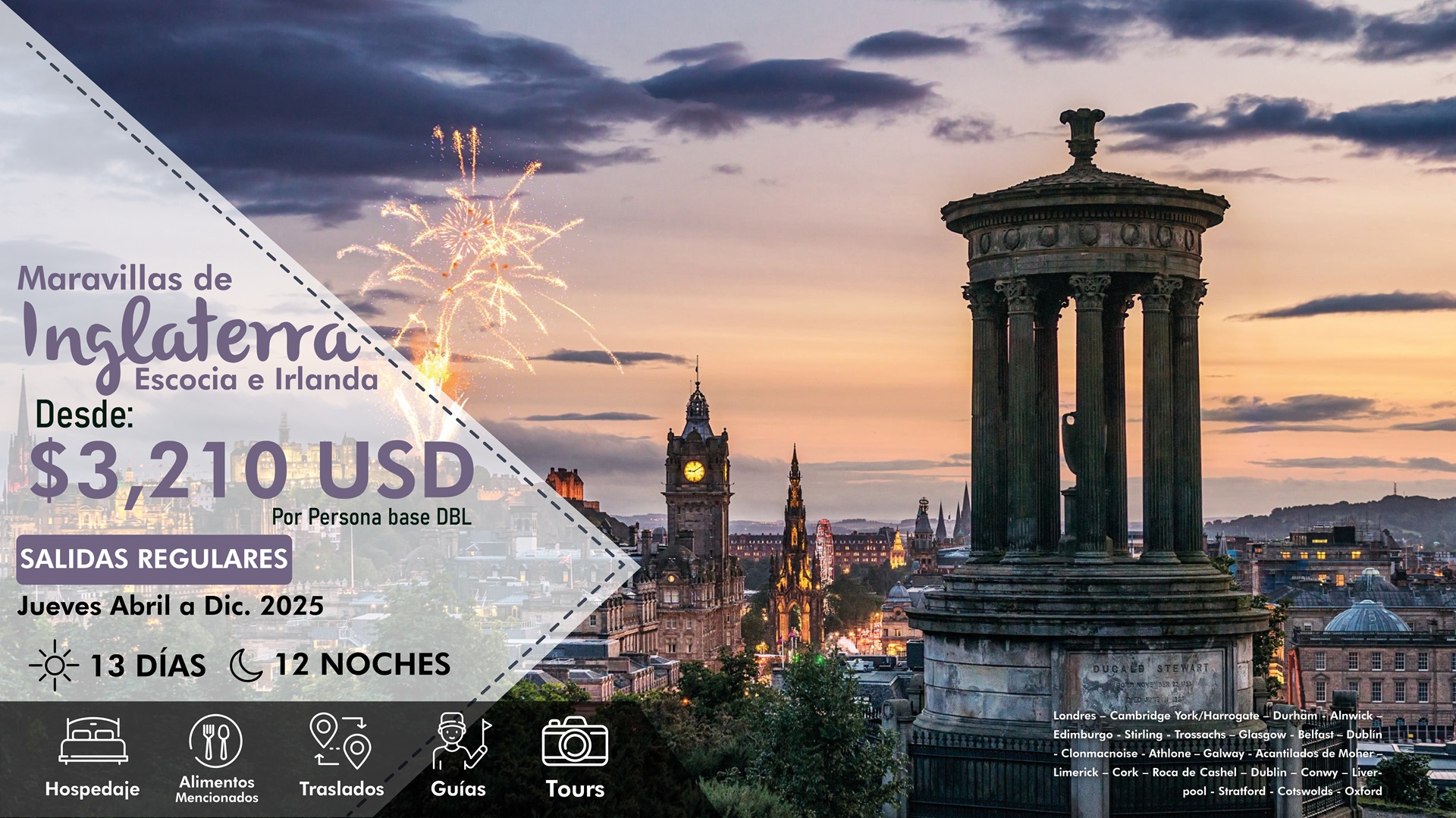 Maravillas de Inglaterra, Escocia e Irlanda